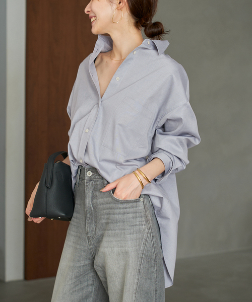 plage⭐︎les Tendre ox loose シャツ 新品ダグ付 定価以下 plage（プラージュ）の「《追加》les Tendre ox loose シャツ（シャツ