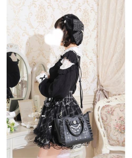 NOEMIE さきまるちゃんコラボ♡キラキラビジュー2wayショルダーバッグ ③ さきまるちゃんコラボ♡キラキラビジュー2wayショルダーバッグ