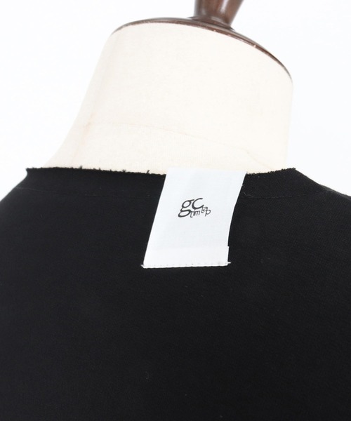 GLIMCLAP（グリムクラップ）の「msw1705-Boxy silhouette long sleeve T-shirt-Mini pile sweat fabric- スウェット（Tシャツ/カットソー・メンズ・ホワイト/ブラック・S/M/L）」の21枚目の写真