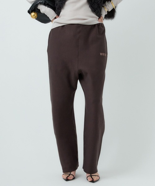 Chaos（カオス）の「Chaos(カオス)/◆WHY NOT NOW◆クースベイスウェットパンツ　【セットアップ可】（スウェットパンツ・レディース・モカ/ブラウン/ベージュ・FREE）」の3枚目の写真