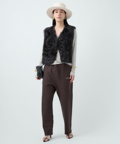 Chaos（カオス）の「Chaos(カオス)/◆WHY NOT NOW◆クースベイスウェットパンツ　【セットアップ可】（スウェットパンツ・レディース・モカ/ブラウン/ベージュ・FREE）」の14枚目の写真