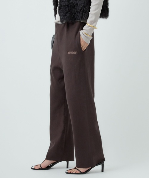 Chaos（カオス）の「Chaos(カオス)/◆WHY NOT NOW◆クースベイスウェットパンツ　【セットアップ可】（スウェットパンツ・レディース・モカ/ブラウン/ベージュ・FREE）」の7枚目の写真