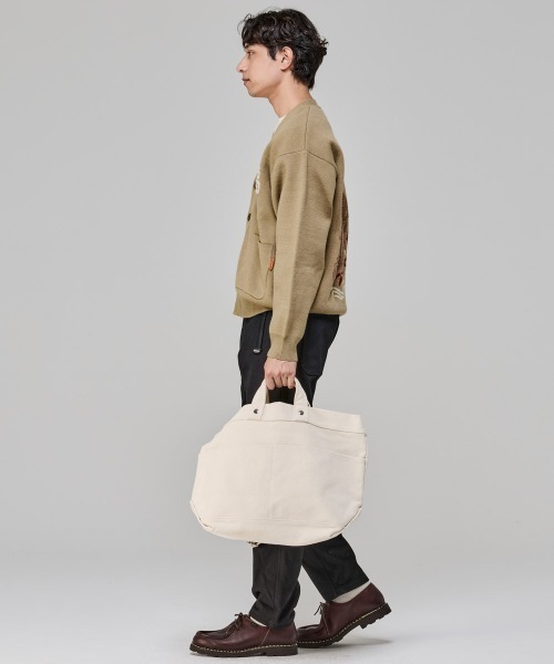 KRIFF MAYER（クリフメイヤー）の「【Unisex･チクチクしない】もちのびニットカーデ(虎)（カーディガン/ボレロ・メンズ・ブラック/カーキ/ブルー/ベージュ・LARGE/MEDIUM/X-LARGE）」の7枚目の写真