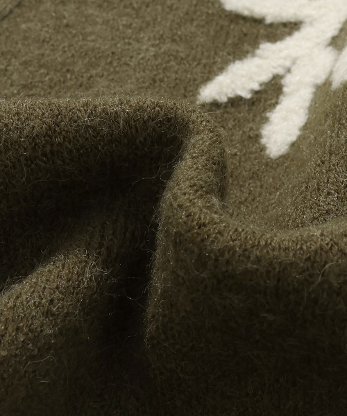 KRIFF MAYER（クリフメイヤー）の「【Unisex･チクチクしない】もちのびニットカーデ(虎)（カーディガン/ボレロ・メンズ・ブラック/カーキ/ブルー/ベージュ・LARGE/MEDIUM/X-LARGE）」の17枚目の写真