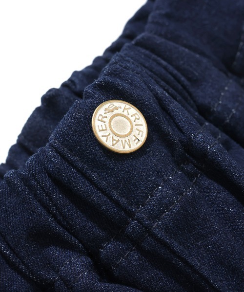 KRIFF MAYER Kid's Collection（クリフメイヤーキッズコレクション）の「裏起毛カラーデニムゆったりパンツ（デニムパンツ・キッズ・ネイビー/カーキ/ベージュ/ブラック・150/140/130/120/170/160）」の17枚目の写真