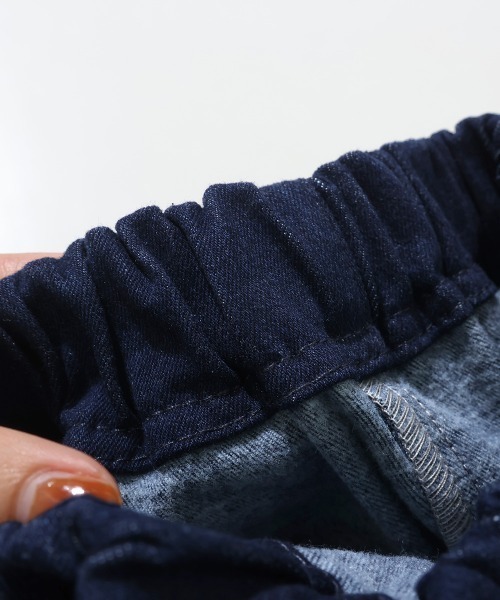 KRIFF MAYER Kid's Collection（クリフメイヤーキッズコレクション）の「裏起毛カラーデニムゆったりパンツ（デニムパンツ・キッズ・ネイビー/カーキ/ベージュ/ブラック・150/140/130/120/170/160）」の18枚目の写真