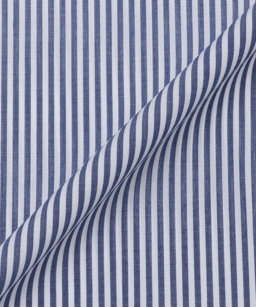 TOKYO SHIRTS(トウキョウシャツ)の「【超形態安定】 形態安定ノンアイロン ボタンダウン 長袖ビジネスワイシャツ(大きいサイズ・長いサイズ)(ビジネスシャツ・メンズ・ブルー・首回り39cm-裄丈88cm/首回り41cm-裄丈90cm/首回り42cm-裄丈90cm/首回り43cm-裄丈90cm/首回り45cm-裄丈82cm/首回り45cm-裄丈86cm/首回り45cm-裄丈90cm/首回り47cm-裄丈86cm/首回り47cm-裄丈90cm)」の5枚目の写真