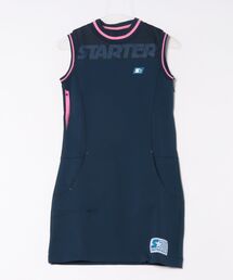 STARTER（スターター）の「【WG】【it】【STARTER GOLF】スターター ダンボールニット×メッシュ素材インナーパンツ付きノースリーブワンピースレディース SG-123012（ワンピース）」