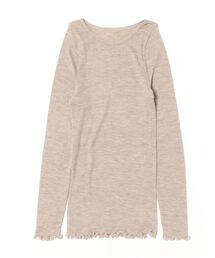me.（ミードット）の「【 me. / ミードット 】merino washable wool ロングスリーブ　me-23308　HPI（Tシャツ/カットソー）」
