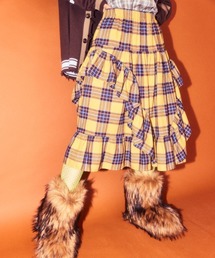 Candy Stripper | FRILL CHECK スカート(スカート)