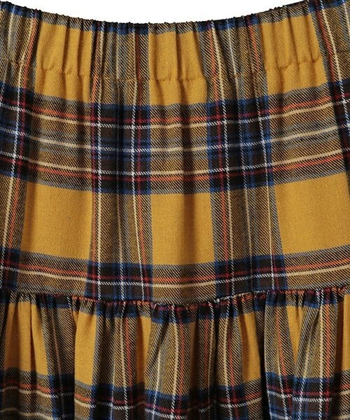 Candy Stripper（キャンディストリッパー）の「FRILL CHECK スカート（スカート・レディース・レッド/イエロー/ネイビー・FREE）」の8枚目の写真