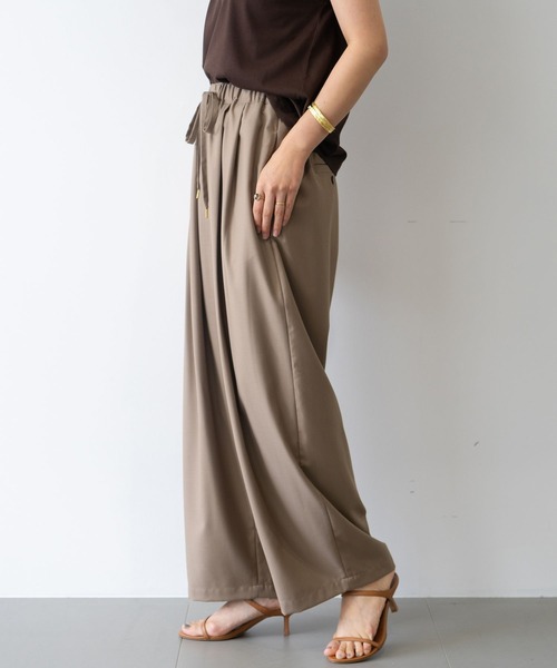 BARNYARDSTORM（バンヤードストーム）の「BARNYARDSTORM / タックコクーンイージーパンツ / ハンドウォッシャブル（その他パンツ・レディース・チャコールグレー/ベージュ・S/M）」の11枚目の写真