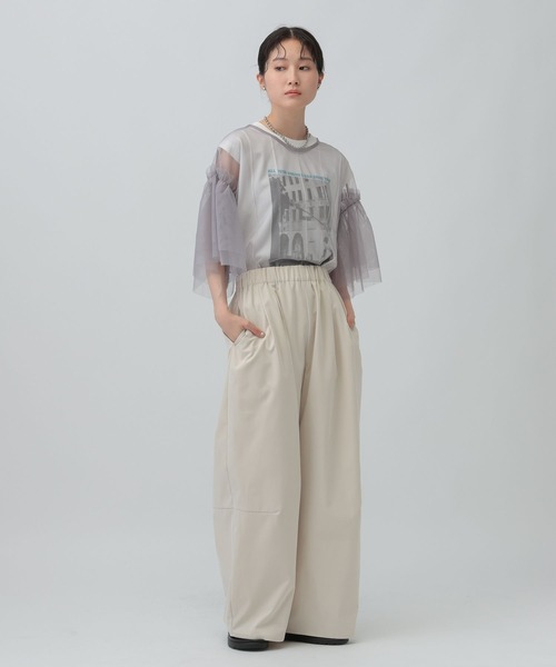 LEPSIM（レプシィム）の「2WAYチュールプルオーバー　493702（Tシャツ/カットソー・レディース・アイボリー/ブラック/グレー・FREE）」の20枚目の写真