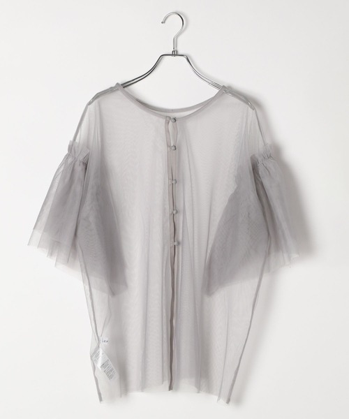 LEPSIM（レプシィム）の「2WAYチュールプルオーバー　493702（Tシャツ/カットソー・レディース・アイボリー/ブラック/グレー・FREE）」の22枚目の写真