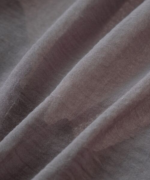 Green　Parks（グリーンパークス）の「イージーケアシアーボイルシャツブルゾン（ブルゾン・レディース・ベージュ/ブラック/グレー・FREE）」の21枚目の写真