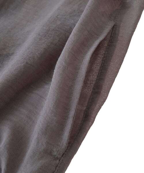 Green　Parks（グリーンパークス）の「イージーケアシアーボイルシャツブルゾン（ブルゾン・レディース・ベージュ/ブラック/グレー・FREE）」の20枚目の写真