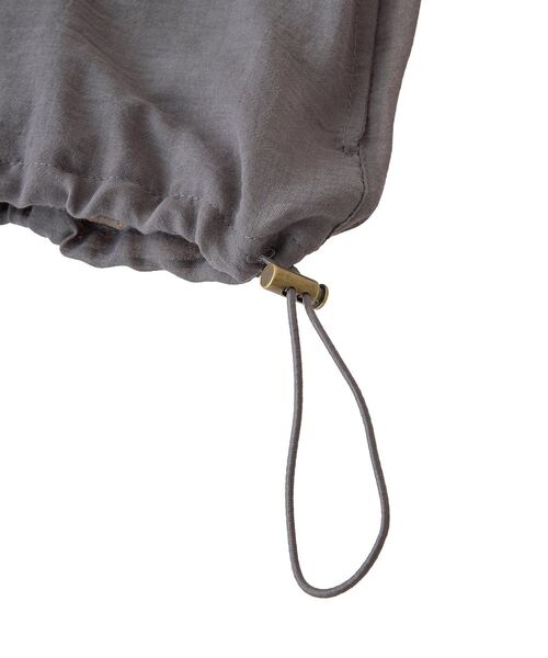 Green　Parks（グリーンパークス）の「イージーケアシアーボイルシャツブルゾン（ブルゾン・レディース・ベージュ/ブラック/グレー・FREE）」の19枚目の写真