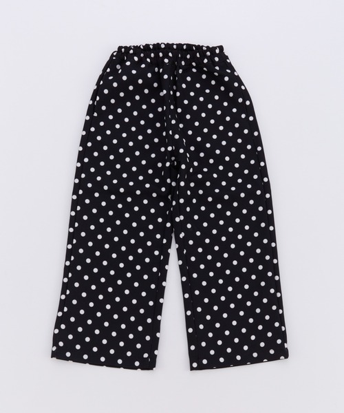 Ocean&Ground(オーシャン&グラウンド)の「ドット&ストライプワイドパンツ(その他パンツ・キッズ・ドット/ターコイズブルー・90/100/110/120/130/140)」の3枚目の写真