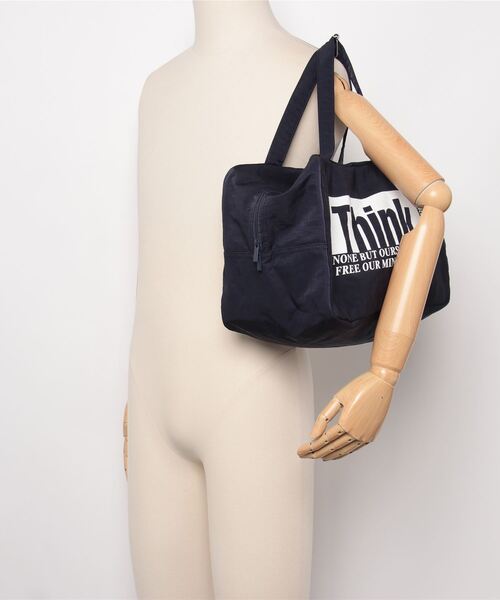 AMERICAN RAG CIE（アメリカンラグシー）の「【MEN , WOMEN】for BAYFLOW THINK MINI BOSTON BAG（ボストンバッグ・レディース・グレー/ネイビー・FREE）」の14枚目の写真