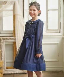 キッズのドレス（ブルー・ネイビー/青色系）ファッション通販