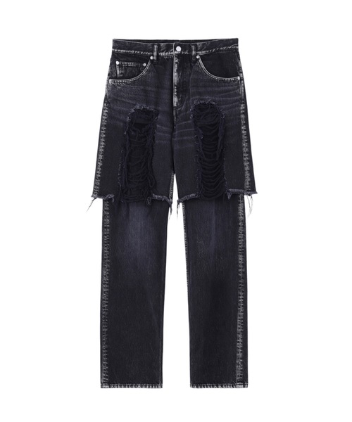 WASHED DENIM LAYERED PANTS（デニムパンツ）｜JOHN LAWRENCE