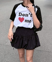 DON'TLOVEMEラグラン半袖Tシャツ