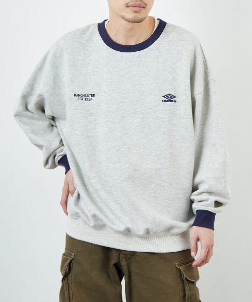 umbro トレーナー スウェット 「UMBRO/アンブロ×Lui's」ピグメント