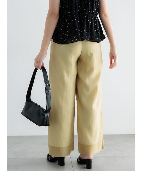 Te chichi(テチチ)の「シアーワイドパンツ(その他パンツ・レディース・グリーン/ブラック・F)」の18枚目の写真