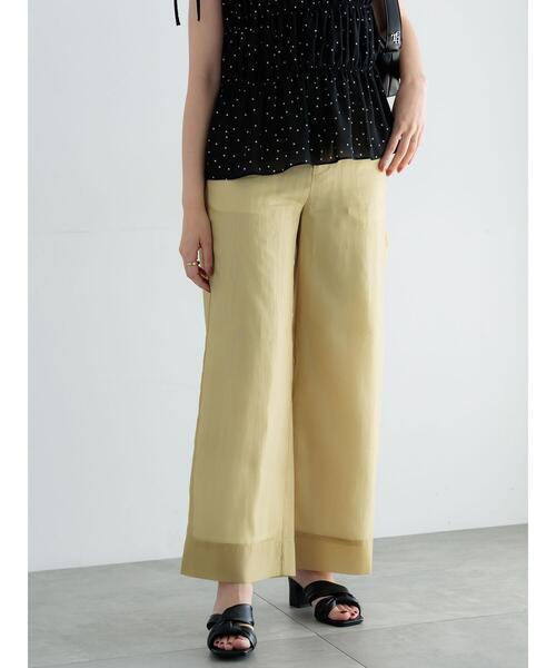 Te chichi(テチチ)の「シアーワイドパンツ(その他パンツ・レディース・グリーン/ブラック・F)」の16枚目の写真