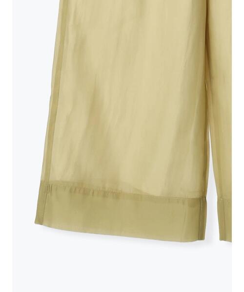 Te chichi(テチチ)の「シアーワイドパンツ(その他パンツ・レディース・グリーン/ブラック・F)」の5枚目の写真