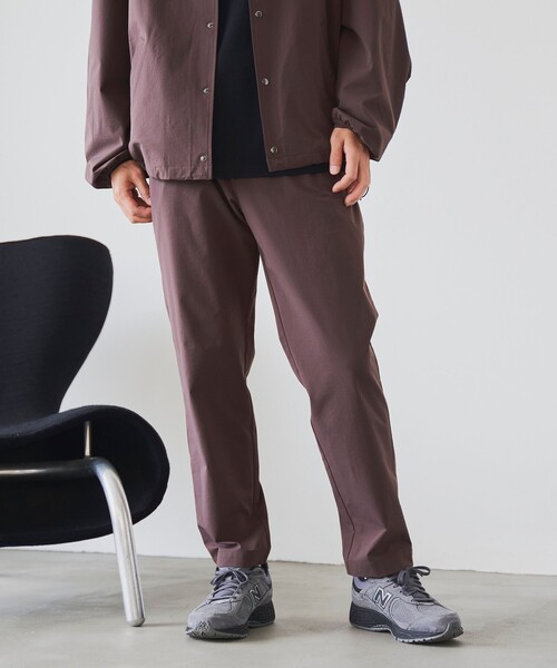 coen（コーエン）の「ハイカーテックスリムパンツ【防シワ/ストレッチ/撥水/ウォッシャブル】（その他パンツ・メンズ・ブラック/ダークブラウン/ダークグレー・S/M/L/XL）」の3枚目の写真