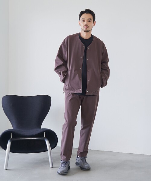 coen（コーエン）の「ハイカーテックスリムパンツ【防シワ/ストレッチ/撥水/ウォッシャブル】（その他パンツ・メンズ・ブラック/ダークブラウン/ダークグレー・S/M/L/XL）」の4枚目の写真