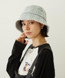 MILKFED. | TWEED FRINGE BUCKET HAT(ハット)