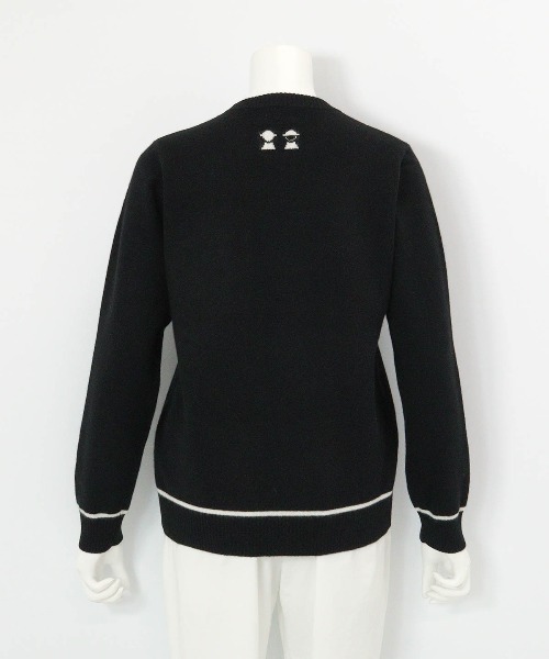 Picone CLUB(ピッコーネクラブ)の「カシミヤ100%ラインニット(ニット/セーター・レディース・ライトグリーン/ベージュ/ブラック/グレー・S/M)」の6枚目の写真