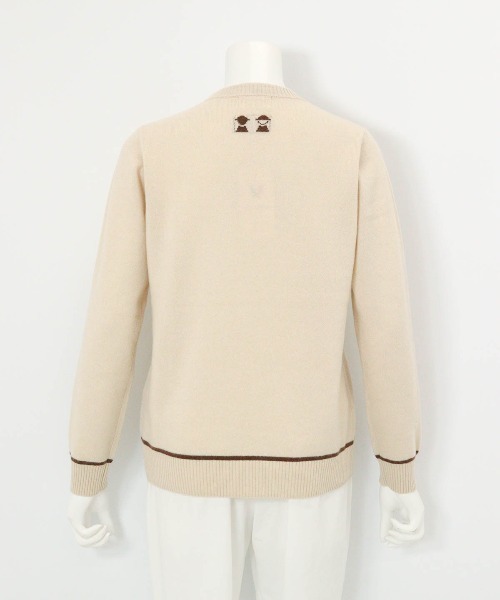 Picone CLUB(ピッコーネクラブ)の「カシミヤ100%ラインニット(ニット/セーター・レディース・ライトグリーン/ベージュ/ブラック/グレー・S/M)」の8枚目の写真