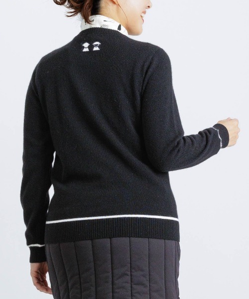 Picone CLUB(ピッコーネクラブ)の「カシミヤ100%ラインニット(ニット/セーター・レディース・ライトグリーン/ベージュ/ブラック/グレー・S/M)」の16枚目の写真