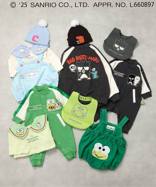 sanrio（サンリオ）の「サンリオキャラクターズ/シリコンビブ（マグ/哺乳瓶/お食事グッズ・キッズ・グリーン/ブラック/サックスブルー・90）」の8枚目の写真