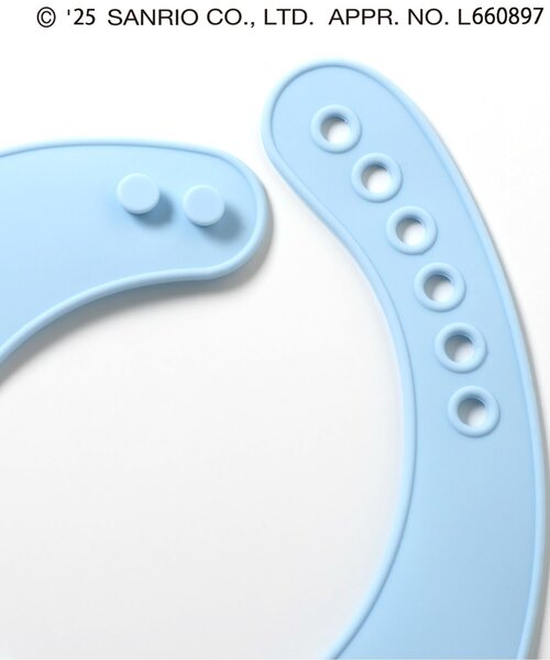 sanrio（サンリオ）の「サンリオキャラクターズ/シリコンビブ（マグ/哺乳瓶/お食事グッズ・キッズ・グリーン/ブラック/サックスブルー・90）」の13枚目の写真