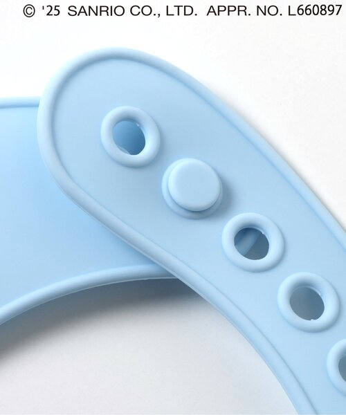 sanrio（サンリオ）の「サンリオキャラクターズ/シリコンビブ（マグ/哺乳瓶/お食事グッズ・キッズ・グリーン/ブラック/サックスブルー・90）」の14枚目の写真