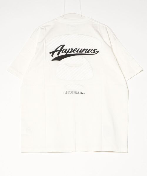 AAPE BY A BATHING APE(エーエイプバイアベイシングエイプ)の「AAPE FANCY MAIN TEE(Tシャツ/カットソー・メンズ・ブラック/アイボリー/ネイビー・SMALL/MEDIUM/LARGE/XX-LARGE/X-LARGE)」の18枚目の写真