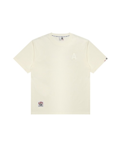 AAPE BY A BATHING APE(エーエイプバイアベイシングエイプ)の「AAPE FANCY MAIN TEE(Tシャツ/カットソー・メンズ・ブラック/アイボリー/ネイビー・SMALL/MEDIUM/LARGE/XX-LARGE/X-LARGE)」の4枚目の写真