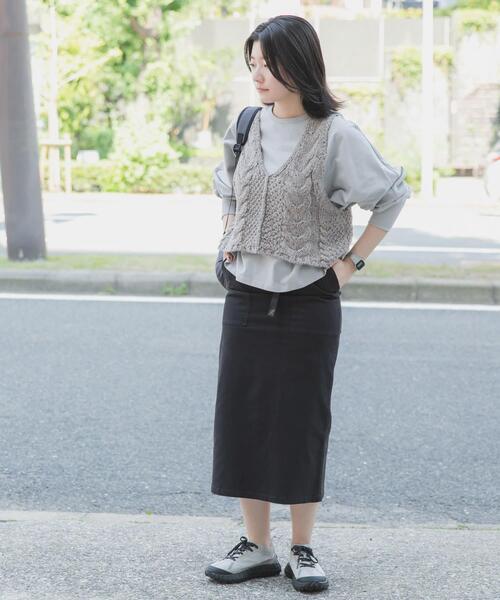 ウール混ネップベスト（ニット/セーター）｜EKAL（エカル）の