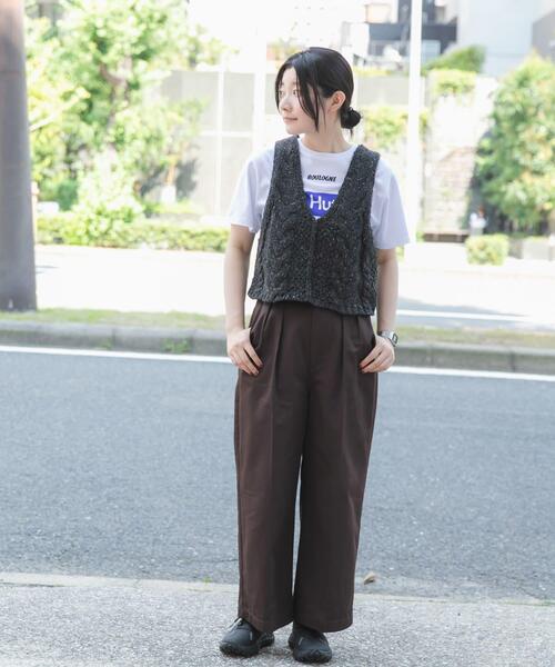 ウール混ネップベスト（ニット/セーター）｜EKAL（エカル）の