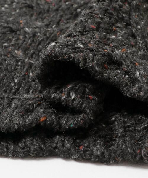 EKAL（エカル）の「ウール混ネップベスト（ニット/セーター・レディース・ベージュ/チャコールグレー・ONE）」の19枚目の写真