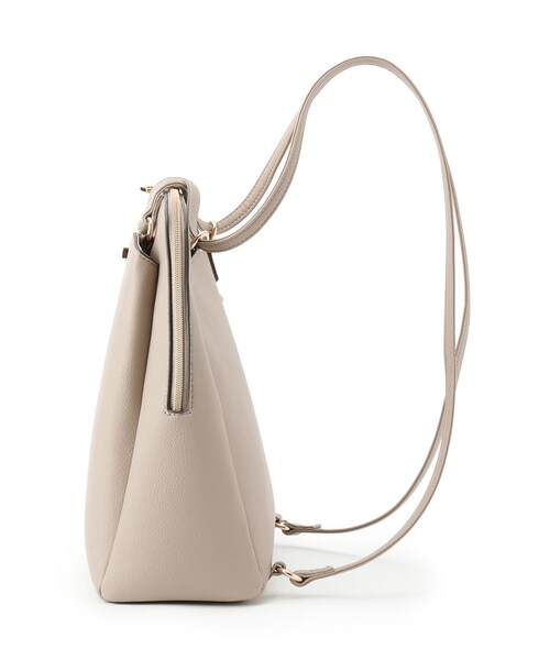 grove(グローブ)の「ヒネリポケット2WAYリュック(バックパック/リュック・レディース・ブラック/ブラウン系/ライトベージュ/ブラック系7・00)」の19枚目の写真