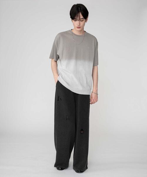 BROWNY（ブラウニー）の「BROWNY/グラデーションワンポイントT（Tシャツ/カットソー・メンズ・グレー系その他/ブラック系その他/ブラウン系その他・MEDIUM/LARGE）」の5枚目の写真