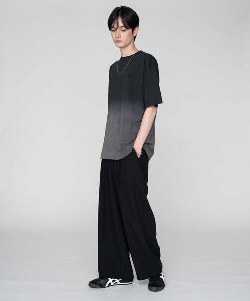 BROWNY（ブラウニー）の「BROWNY/グラデーションワンポイントT（Tシャツ/カットソー・メンズ・グレー系その他/ブラック系その他/ブラウン系その他・MEDIUM/LARGE）」の4枚目の写真