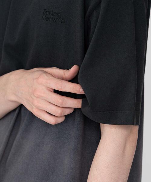 BROWNY（ブラウニー）の「BROWNY/グラデーションワンポイントT（Tシャツ/カットソー・メンズ・グレー系その他/ブラック系その他/ブラウン系その他・MEDIUM/LARGE）」の8枚目の写真