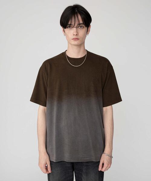 BROWNY（ブラウニー）の「BROWNY/グラデーションワンポイントT（Tシャツ/カットソー・メンズ・グレー系その他/ブラック系その他/ブラウン系その他・MEDIUM/LARGE）」の13枚目の写真