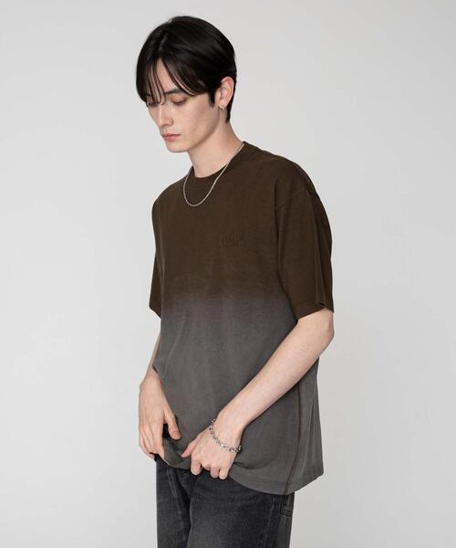 BROWNY（ブラウニー）の「BROWNY/グラデーションワンポイントT（Tシャツ/カットソー・メンズ・グレー系その他/ブラック系その他/ブラウン系その他・MEDIUM/LARGE）」の20枚目の写真